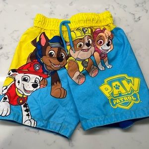 3T Paw Patrol swim trunks